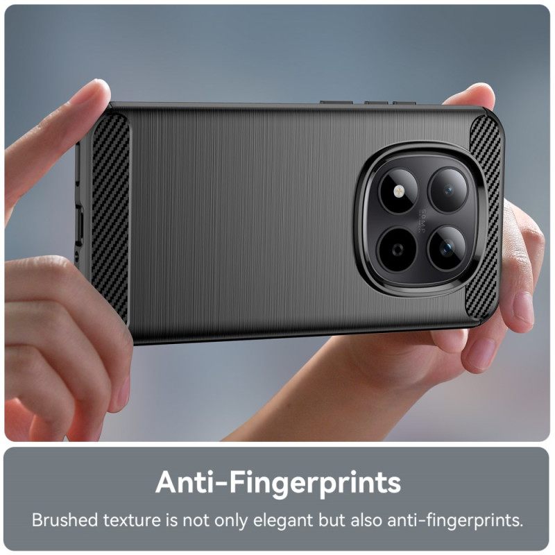 Κάλυμμα Xiaomi Redmi Note 15 Pro 5g Βουρτσισμένο Ανθρακονήματα