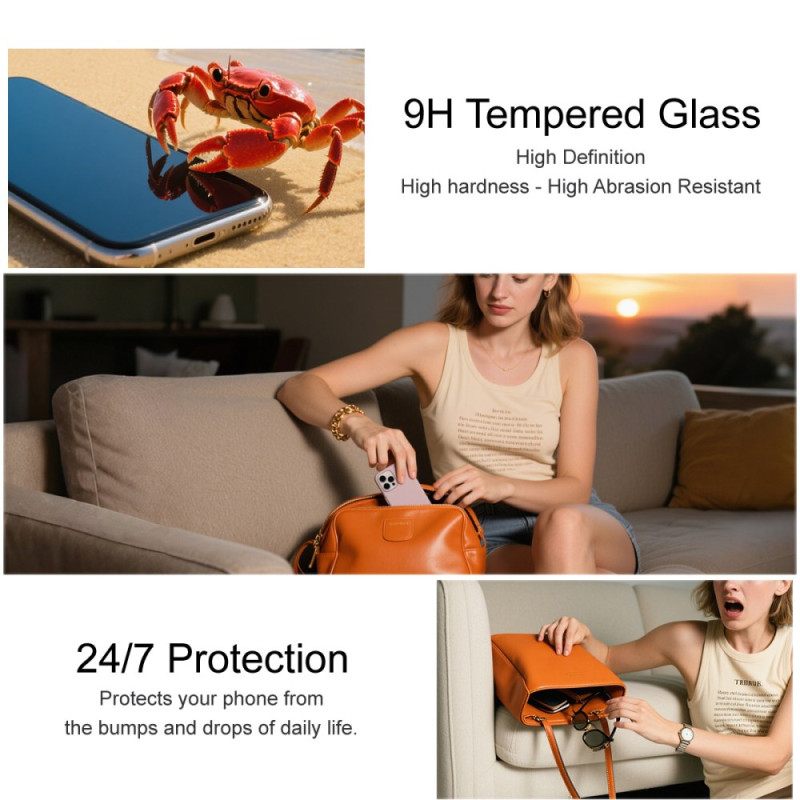 Προστατευτικό Οθόνης Από Σκληρυμένο Γυαλί Για Xiaomi Redmi Note 15 Pro 5g (συμβατό Με Ξεκλείδωμα Με Δακτυλικό Αποτύπωμα)