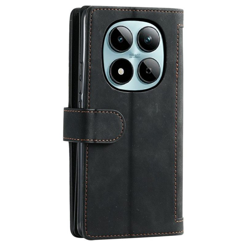 Θηκη Κινητου Xiaomi Redmi Note 15 Pro 5g Πορτοφόλι Με 9 Υποδοχές Καρτών