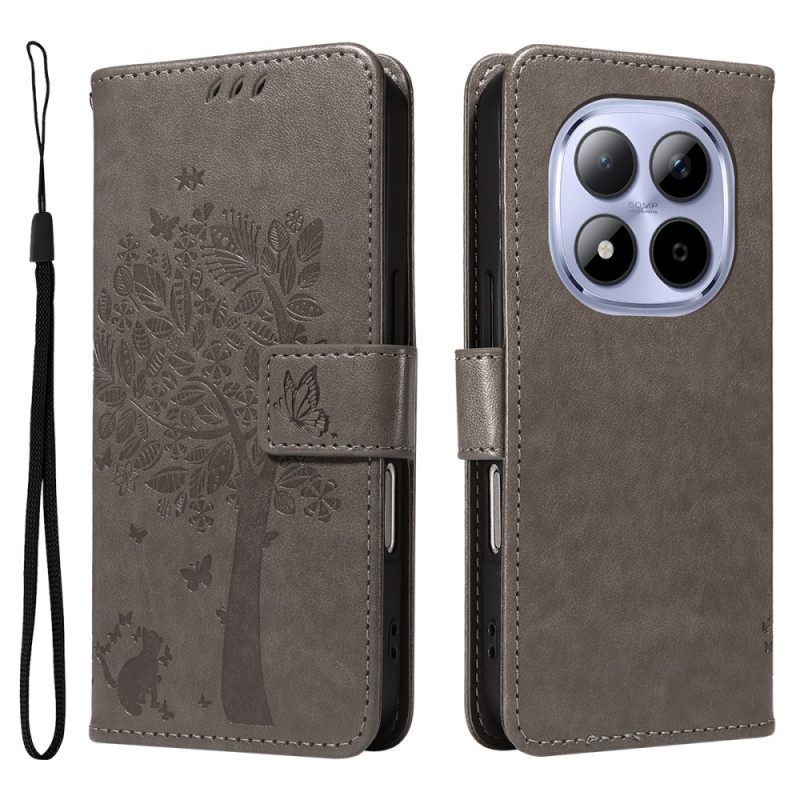 Θηκη Κινητου Xiaomi Redmi Note 15 Pro 5g Θήκες Κινητών Σχέδιο Γάτας Και Δέντρου