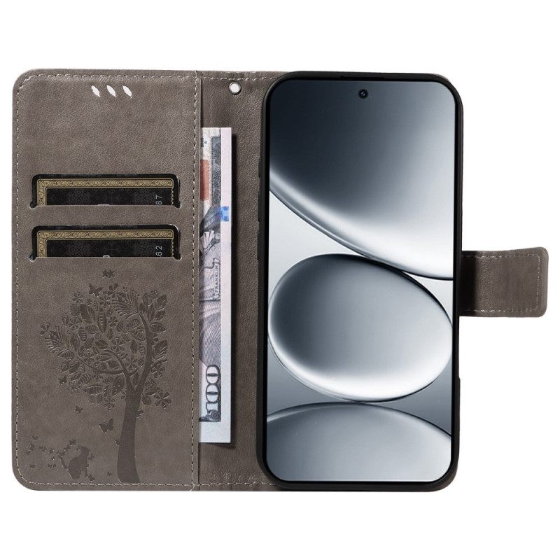 Θηκη Κινητου Xiaomi Redmi Note 15 Pro 5g Θήκες Κινητών Σχέδιο Γάτας Και Δέντρου