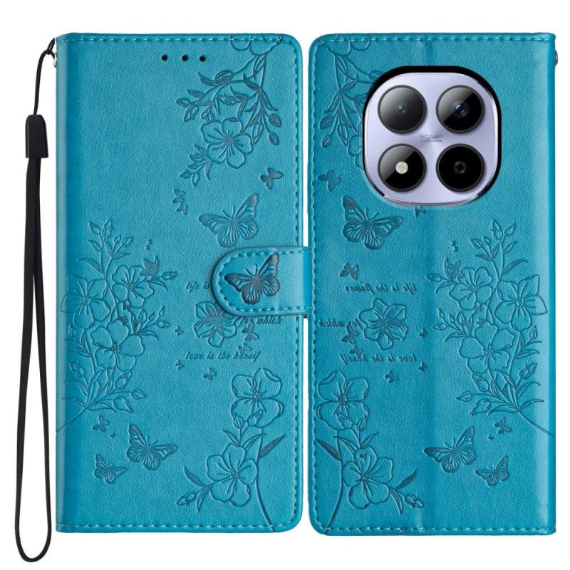 Θηκη Κινητου Xiaomi Redmi Note 15 Pro 5g Θήκες Κινητών Χάραξη Λουλουδιών