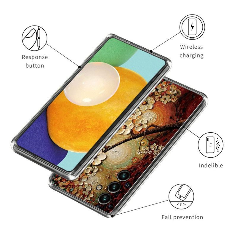θηκη κινητου Samsung Galaxy A14 / A14 5G Ευέλικτο Λουλούδι