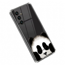 Θήκη Samsung Galaxy A14 / A14 5G Διαφανές Κεφάλι Panda