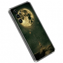 Θήκη Samsung Galaxy A14 / A14 5G Ευέλικτο Άνθρωπος Της Σελήνης