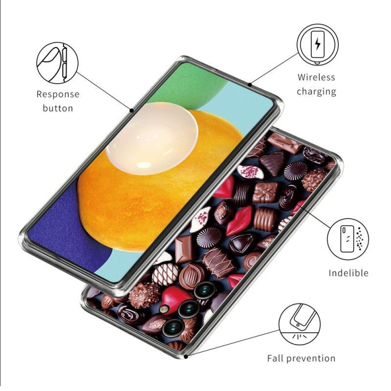 Θήκη Samsung Galaxy A14 / A14 5G Εύκαμπτη Σοκολάτα