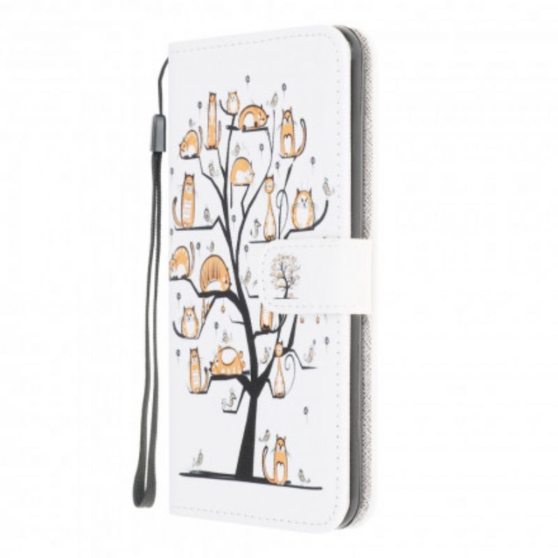 Κάλυμμα Samsung Galaxy XCover 5 με κορδονι Funky Cats With Strap