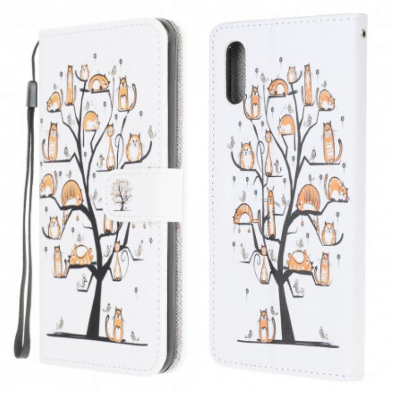 Κάλυμμα Samsung Galaxy XCover 5 με κορδονι Funky Cats With Strap