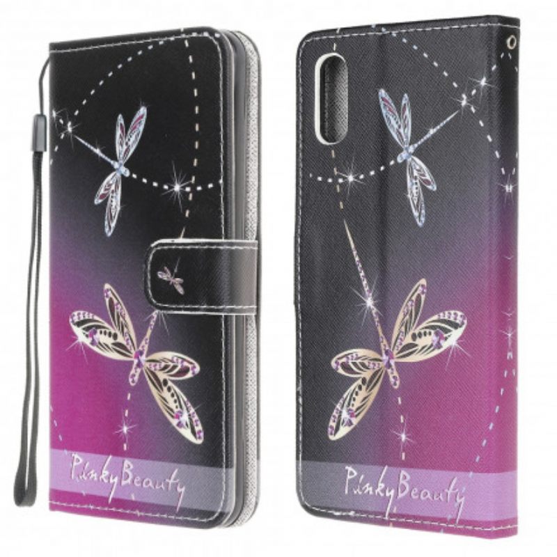 Κάλυμμα Samsung Galaxy XCover 5 με κορδονι Strappy Dragonflies