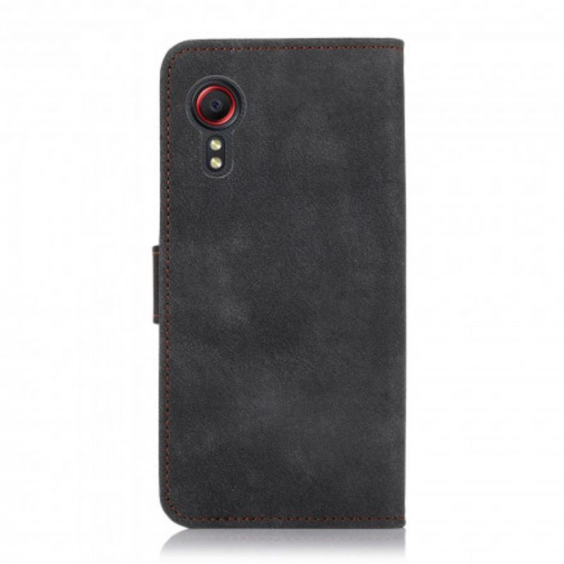 Κάλυμμα Samsung Galaxy XCover 5 Vintage Δερμάτινο Πριτσίνι