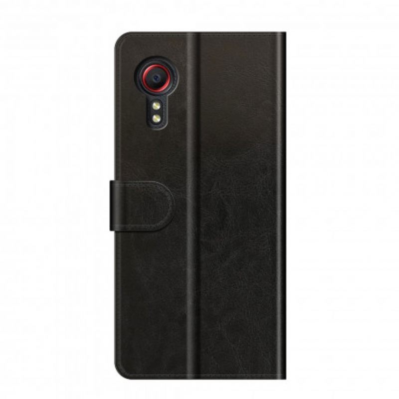 Θήκη Flip Samsung Galaxy XCover 5 Παραδοσιακό Δερμάτινο Στυλ