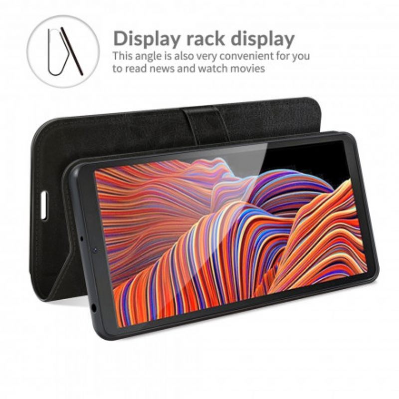 Θήκη Flip Samsung Galaxy XCover 5 Παραδοσιακό Δερμάτινο Στυλ