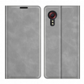 θηκη κινητου Samsung Galaxy XCover 5 Θήκη Flip Εφέ Μαλακού Δέρματος