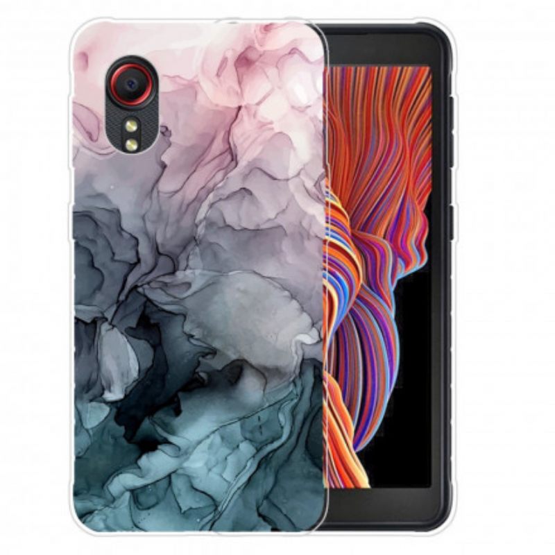 Θήκη Samsung Galaxy XCover 5 Έγχρωμο Μάρμαρο