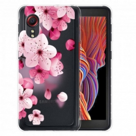 Θήκη Samsung Galaxy XCover 5 Μικρά Ροζ Λουλούδια