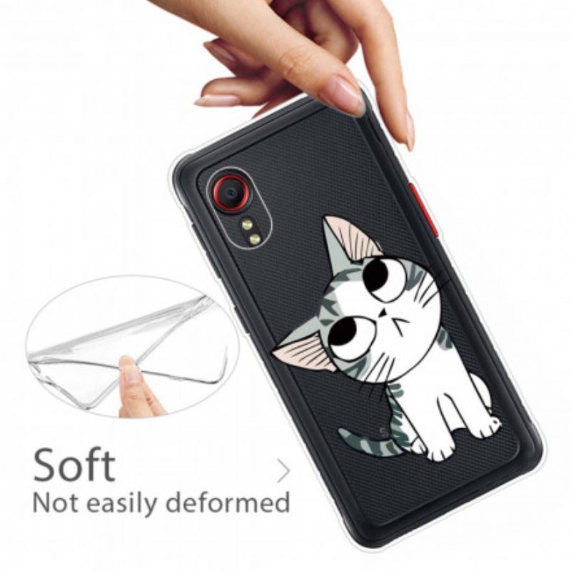 Θήκη Samsung Galaxy XCover 5 Υπέροχη Γάτα