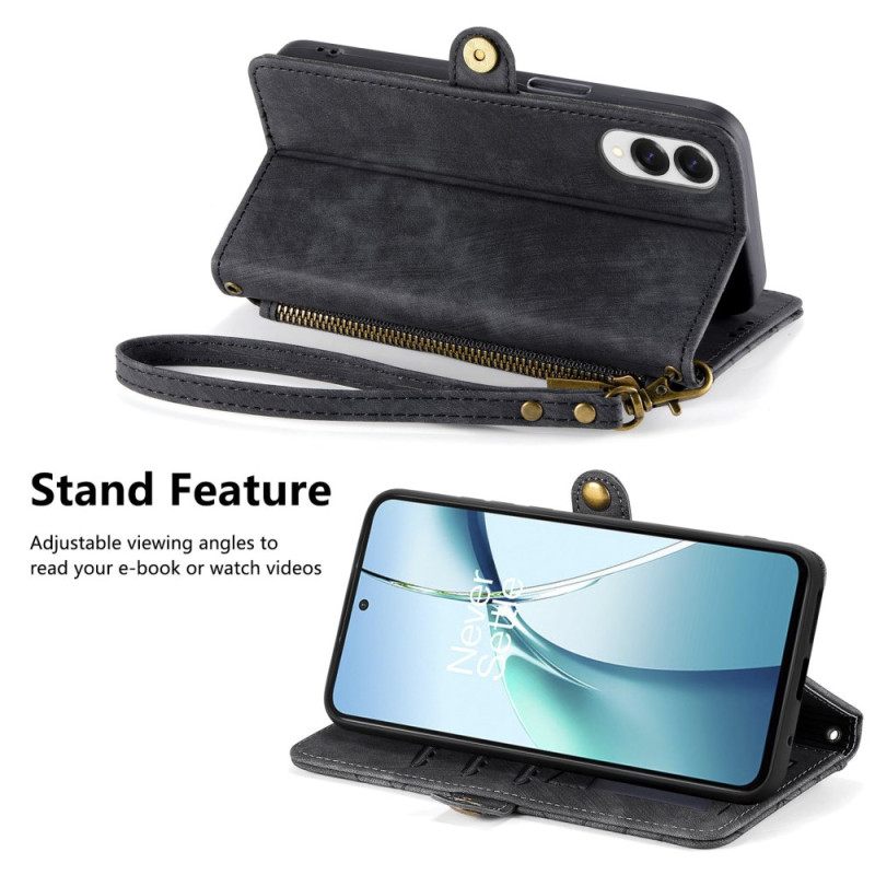 Δερματινη Θηκη Xiaomi Redmi Note 14 4g Γεωμετρικές Γραμμές Με Λουράκι