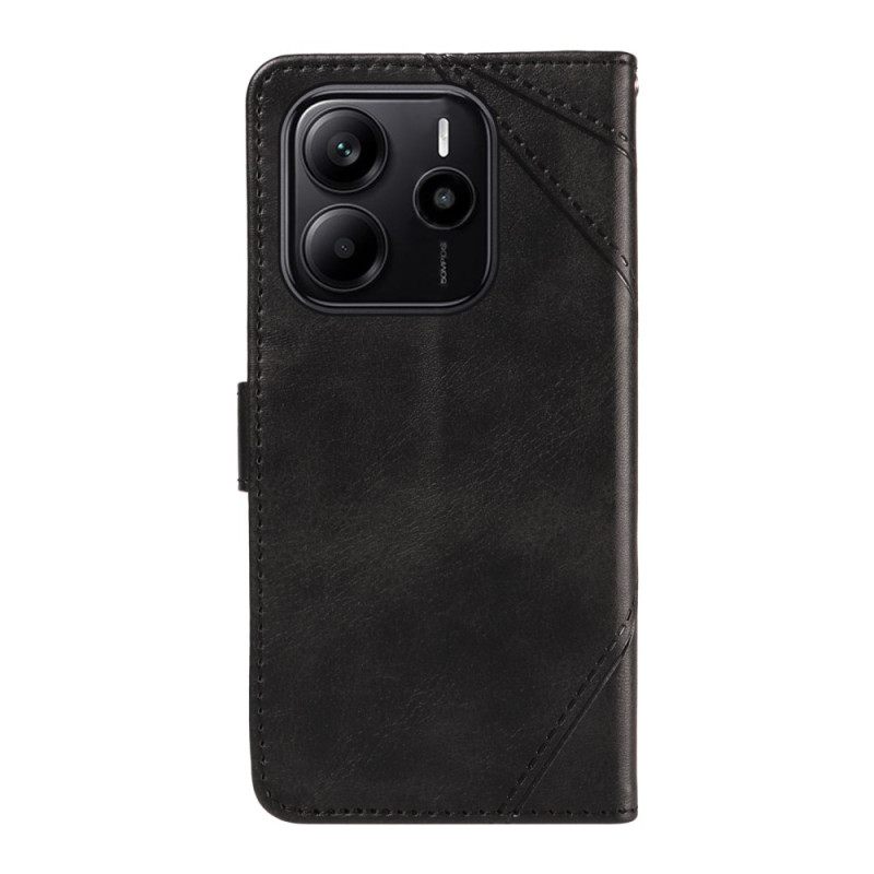 Δερματινη Θηκη Xiaomi Redmi Note 14 4g Γεωμετρικό Σχέδιο