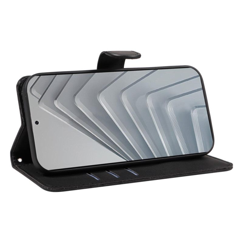 Δερματινη Θηκη Xiaomi Redmi Note 14 4g Κυματιστές Γραμμές