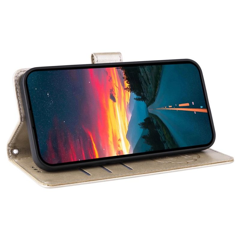 Δερματινη Θηκη Xiaomi Redmi Note 14 4g Λουλουδάτα