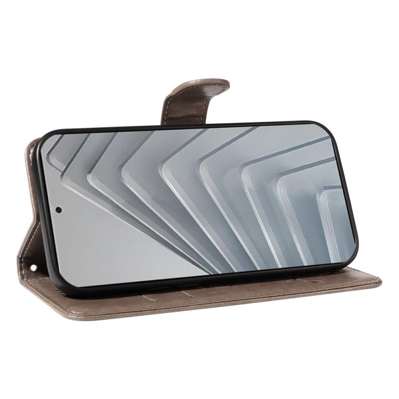 Δερματινη Θηκη Xiaomi Redmi Note 14 4g Λουλουδάτα Σχέδια