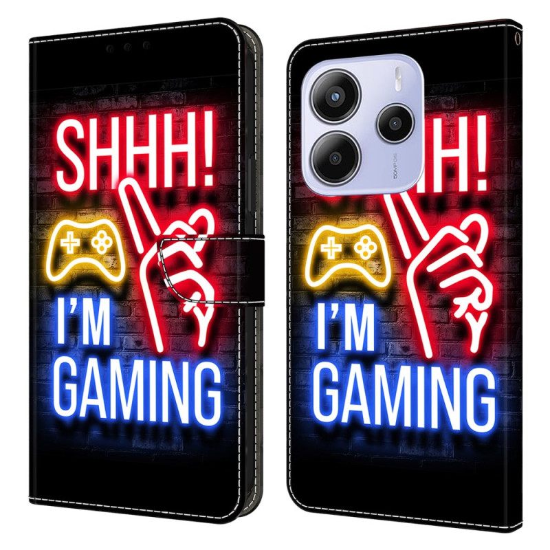 Δερματινη Θηκη Xiaomi Redmi Note 14 4g Παίζω Παιχνίδια