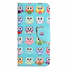 Δερματινη Θηκη Xiaomi Redmi Note 14 4g Συμμορία Κουκουβάγιων Σιλικόνης