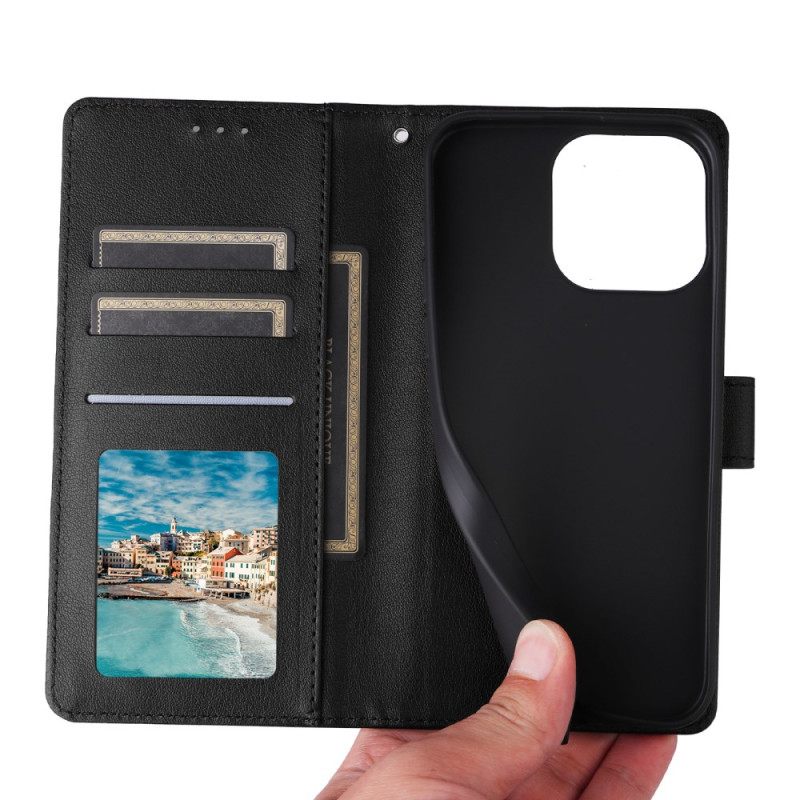 Δερματινη Θηκη Xiaomi Redmi Note 14 4g Τεχνητό Δέρμα Σιλικόνης