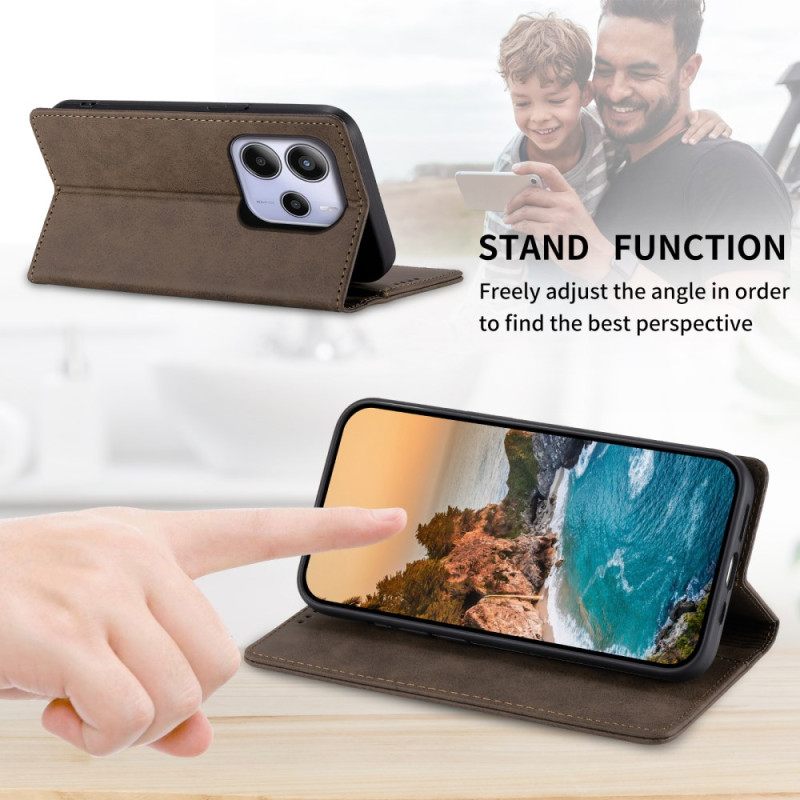 Δερματινη Θηκη Xiaomi Redmi Note 14 4g Vintage Rfid Blocking