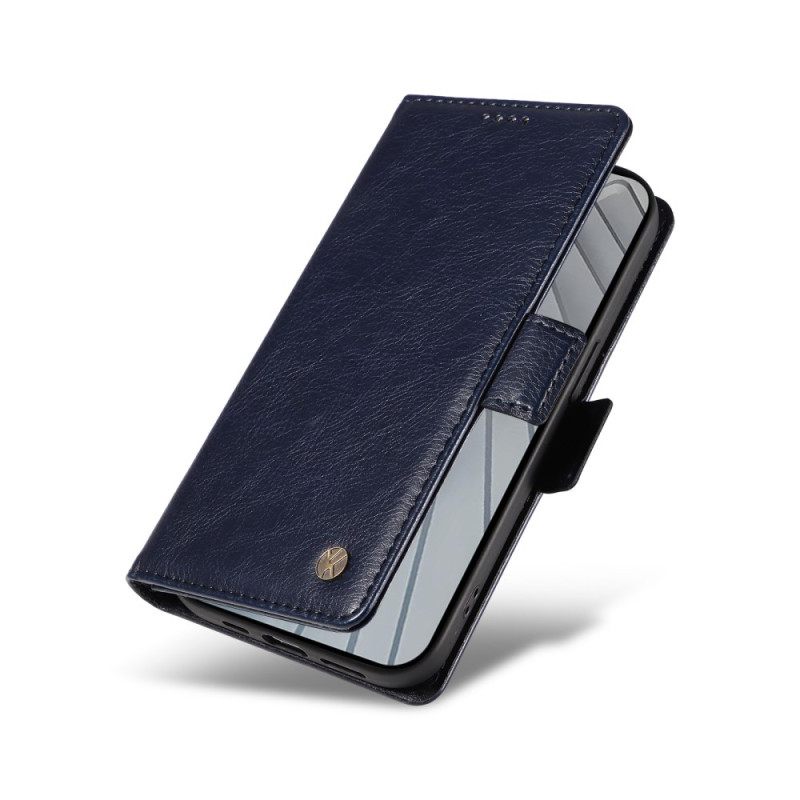 Δερματινη Θηκη Xiaomi Redmi Note 14 4g Υφή Λίτσι Ykatu