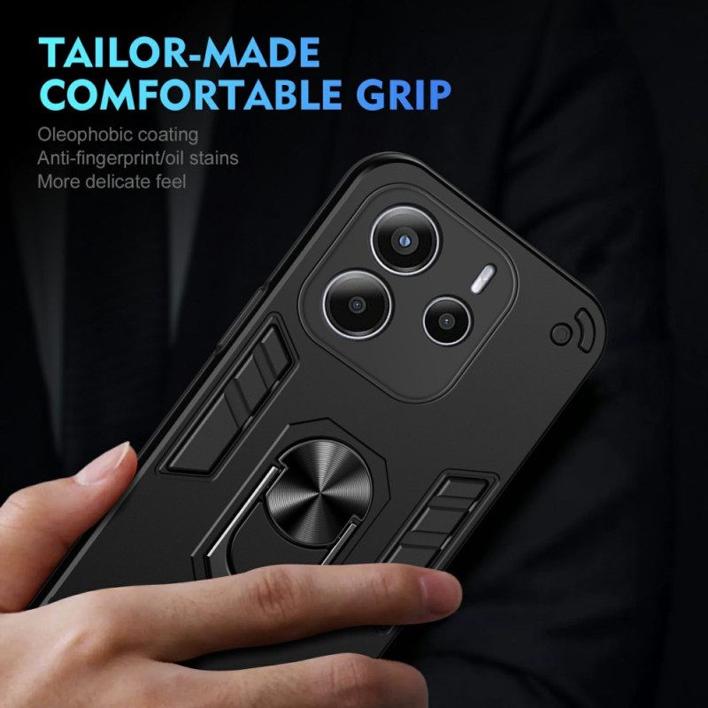 Κάλυμμα Xiaomi Redmi Note 14 4g Υβριδικό Με Βάση Δαχτυλιδιού