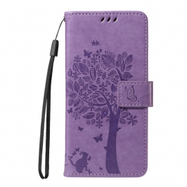 Θηκη Κινητου Xiaomi Redmi Note 14 4g Δέντρο Και Γάτα