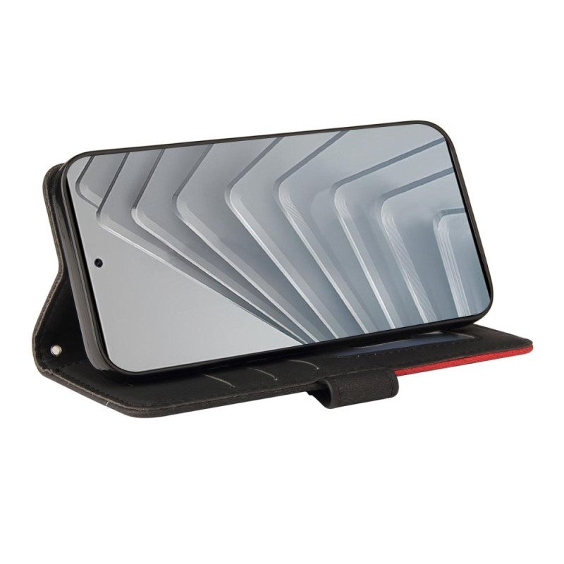 Θηκη Κινητου Xiaomi Redmi Note 14 4g Δίχρωμες Κυματιστές Γραμμές