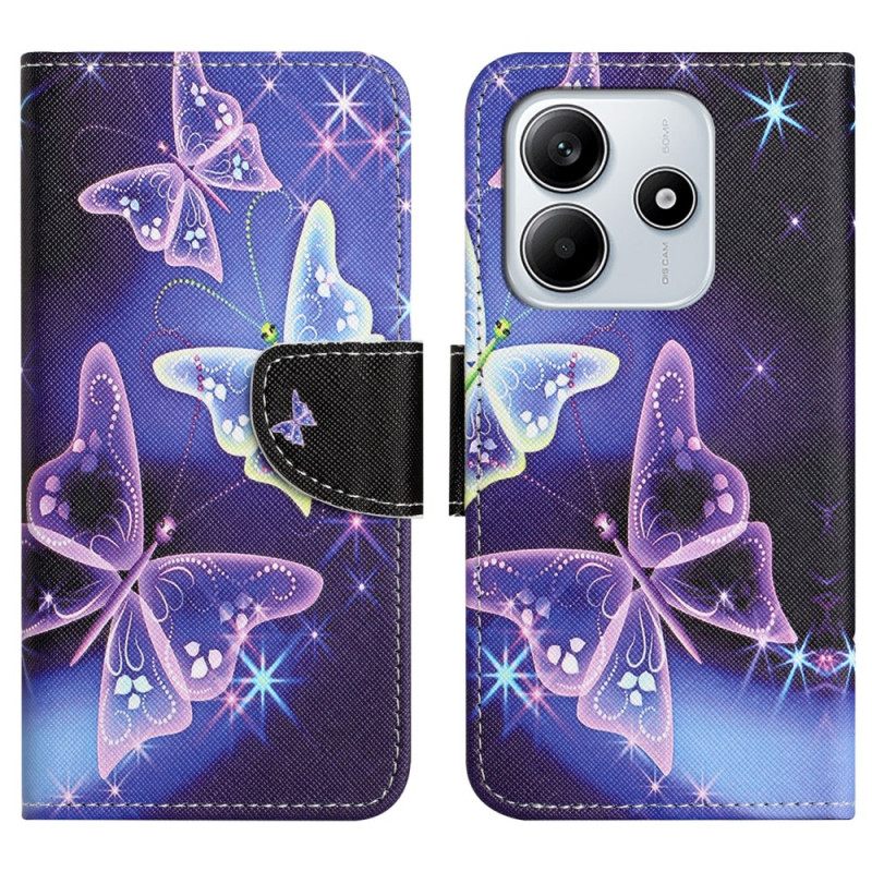 Θηκη Κινητου Xiaomi Redmi Note 14 4g Λαμπερές Πεταλούδες