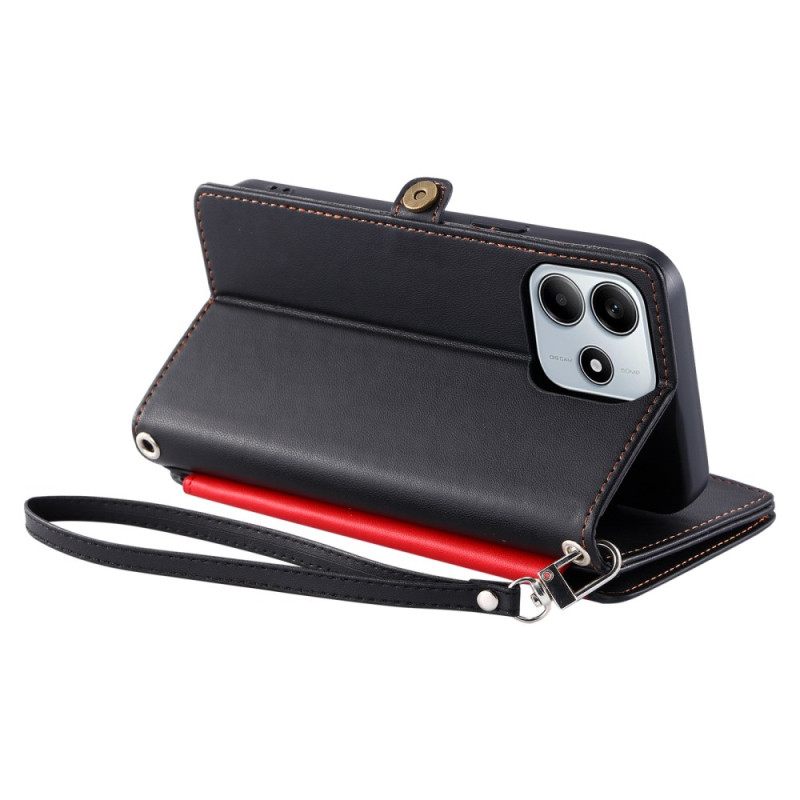 Θηκη Κινητου Xiaomi Redmi Note 14 4g Πορτοφόλι Με 8 Θέσεις Κάρτας