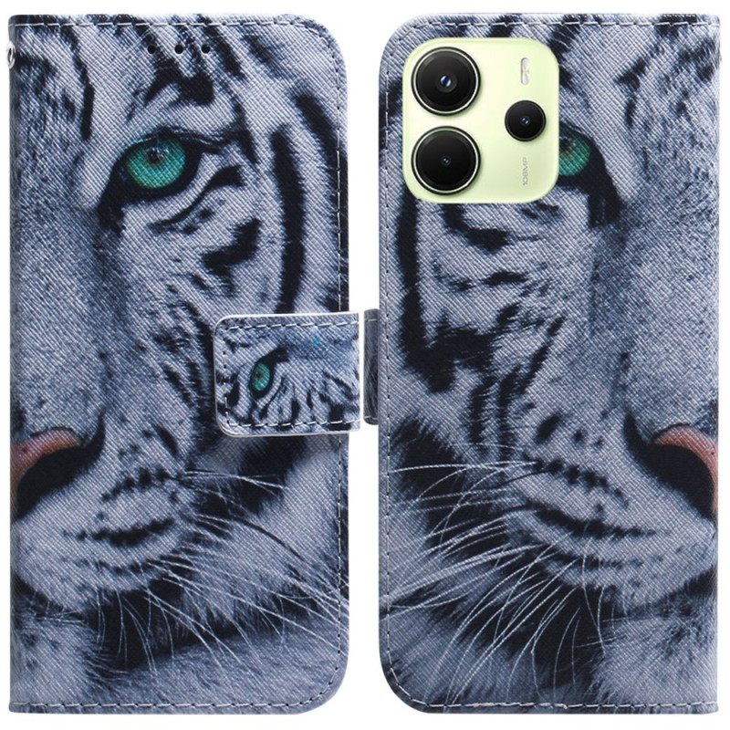 Θηκη Κινητου Xiaomi Redmi Note 14 4g Θήκες Κινητών Λευκή Τίγρης