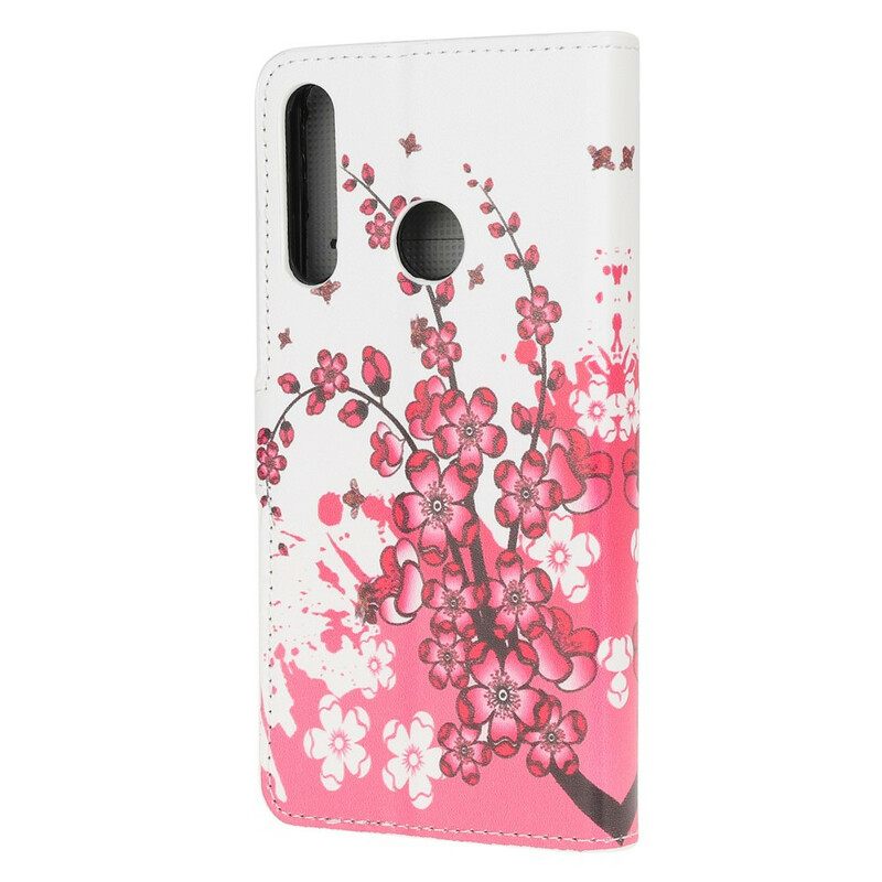 Κάλυμμα Huawei P40 Lite E / Huawei Y7p Τροπικά Λουλούδια
