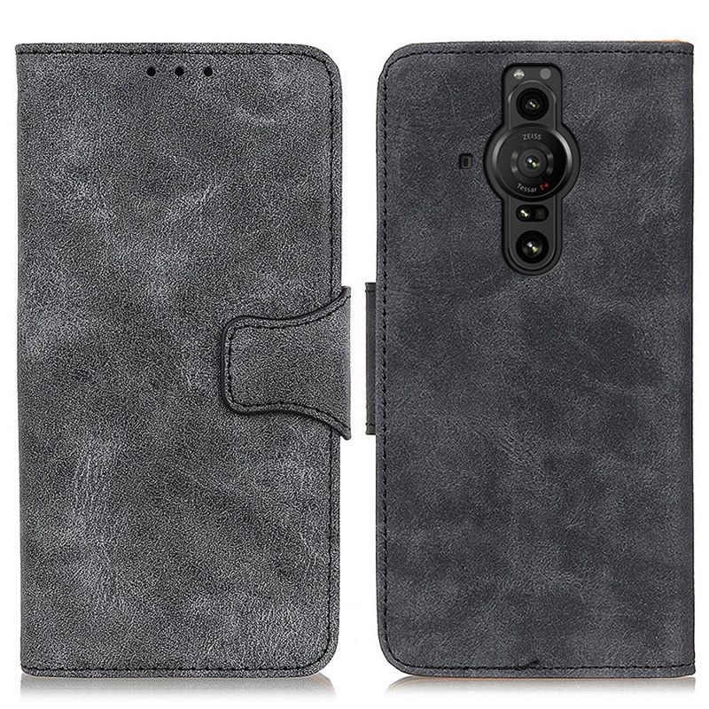 Κάλυμμα Sony Xperia Pro-I Vintage Split Leather