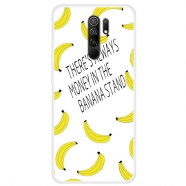 θηκη κινητου Xiaomi Redmi 9 Διαφανή Μπανάνα Χρήματα