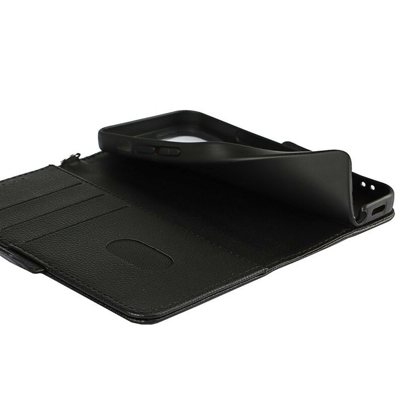 δερματινη θηκη iPhone 12 Mini με κορδονι Strappy Heart