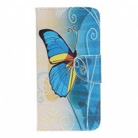 δερματινη θηκη iPhone 12 Mini Πολύχρωμη Πεταλούδα