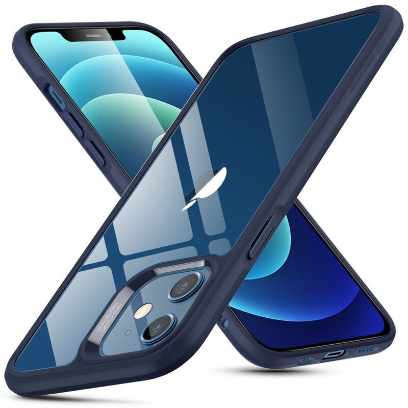 Θήκη iPhone 12 Mini Γυάλινη Πλάτη Και Άκρες Σιλικόνης