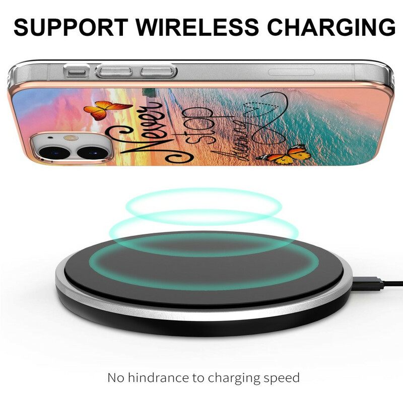 Θήκη iPhone 12 Mini Ποτέ Μην Ονειρεύεσαι Πεταλούδες