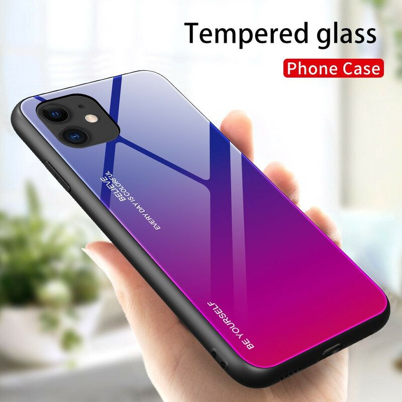 Θήκη iPhone 12 Mini Tempered Glass Be Yourself