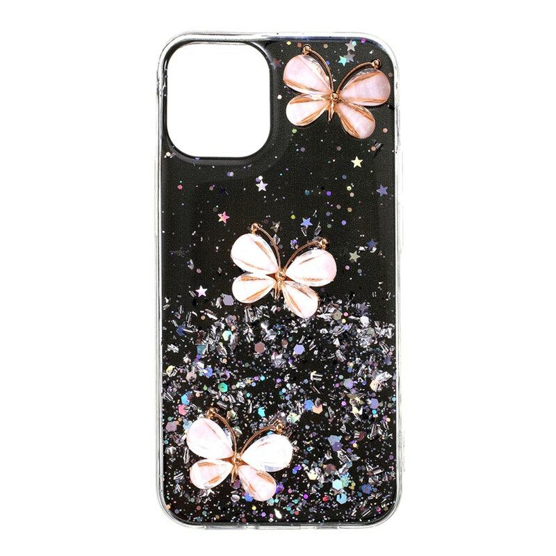 Θήκη iPhone 12 Mini Τρισδιάστατες Πούλιες Πεταλούδων