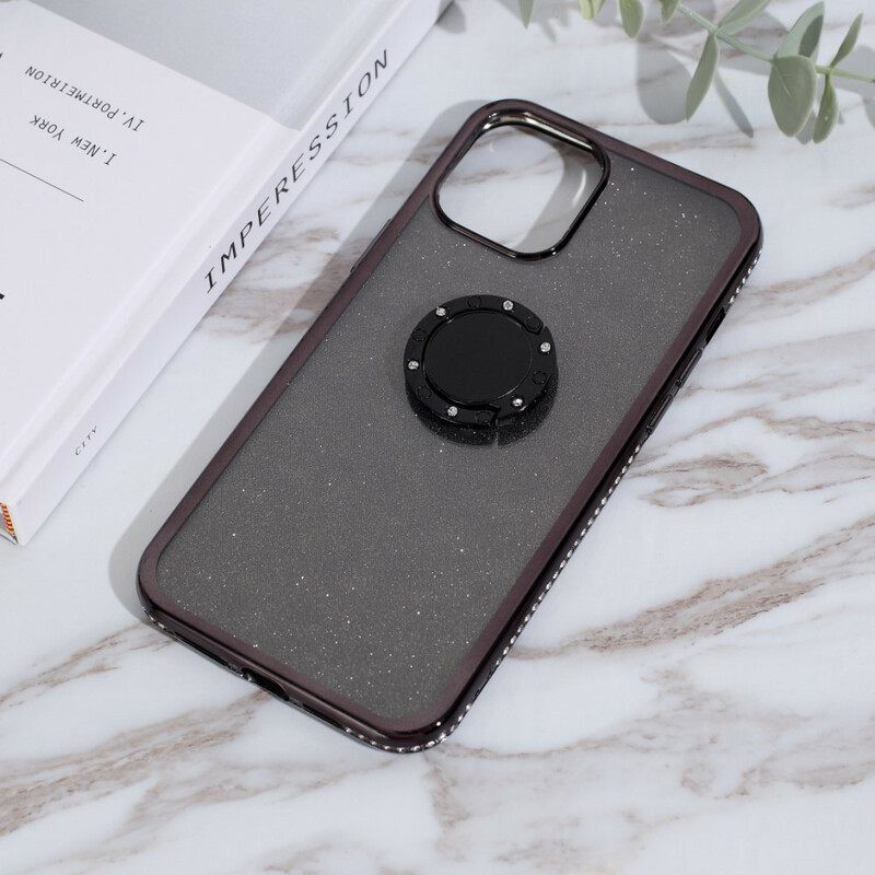 θηκη κινητου iPhone 12 Mini Δαχτυλίδι Με Πούλιες Και Διαμάντια