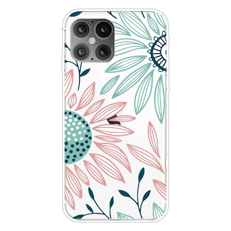θηκη κινητου iPhone 12 Mini Διαφανές Ένα Λουλούδι