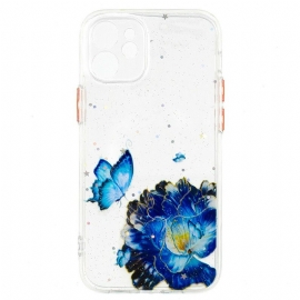 θηκη κινητου iPhone 12 Mini Floral Butterfly Hybrid