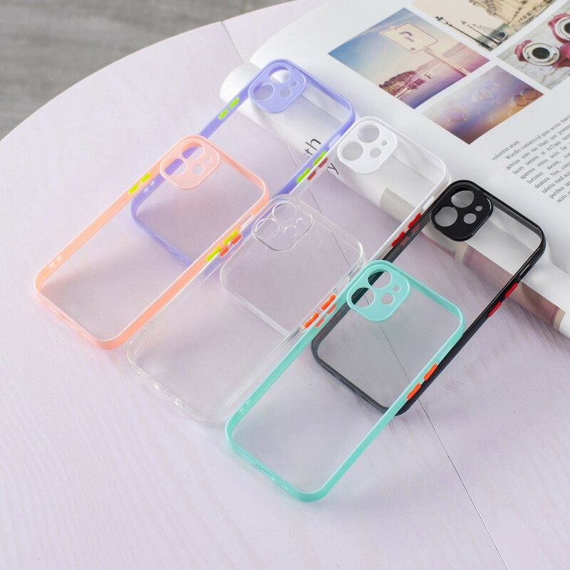 θηκη κινητου iPhone 12 Mini Hybrid Borders Colors