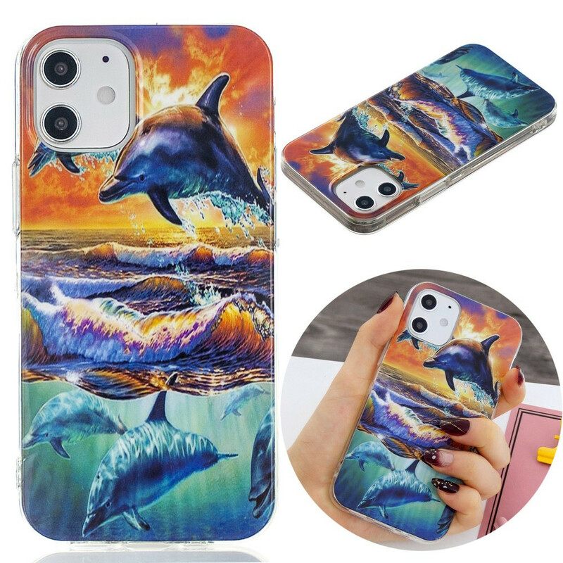 θηκη κινητου iPhone 12 Mini Τα Δελφίνια Είναι Δωρεάν
